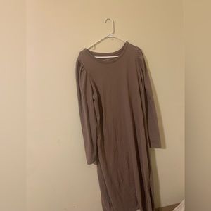 Long Brown Dress